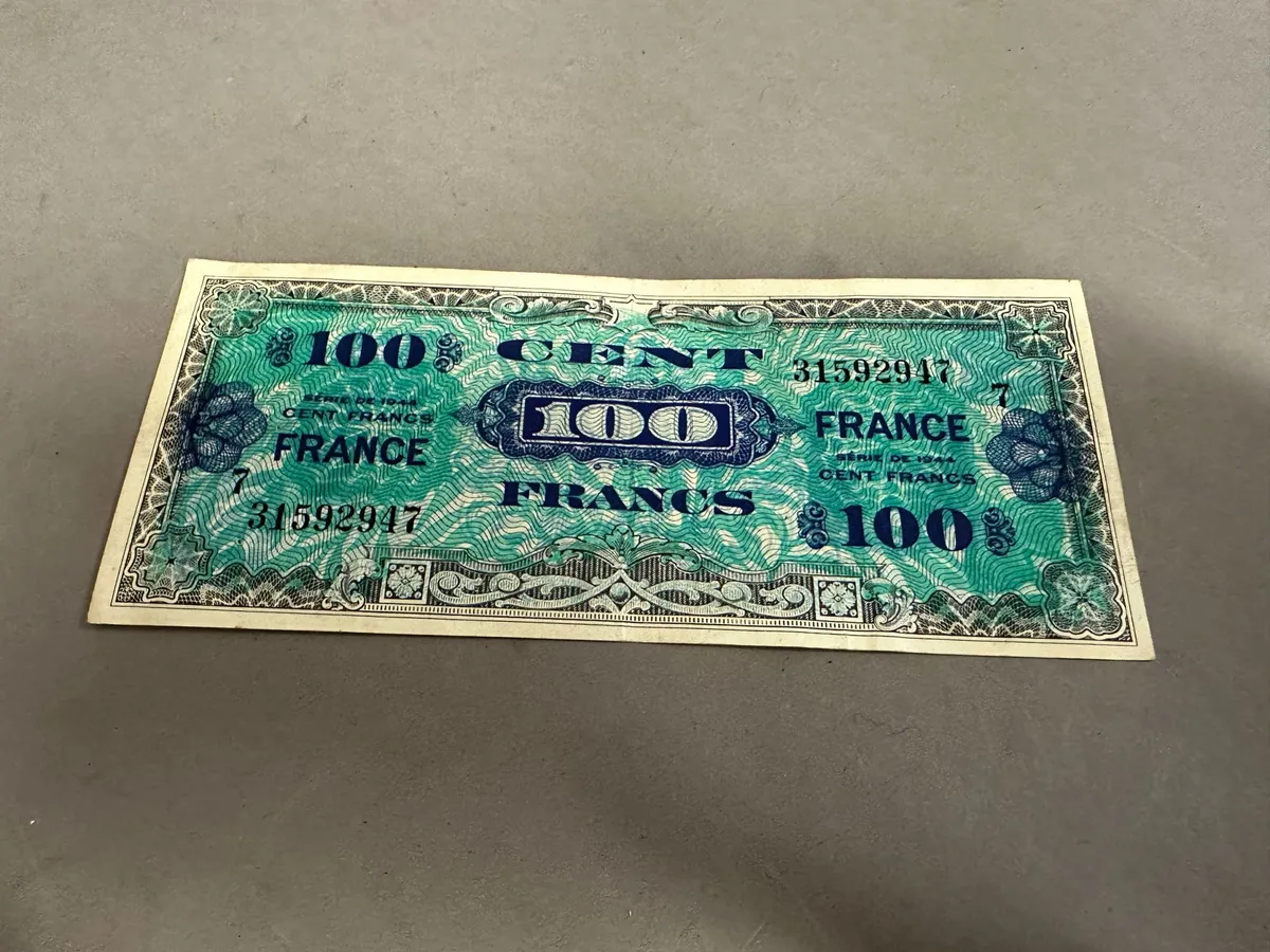 Original US D-Dag seddel 1944
