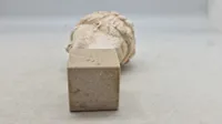 buste af Hygieia, den græske gudinde for sundhed, renlighed og hygiejne med sokkel af marmor