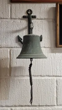 Tysk ww2 Kriegsmarine klokke (Graf Spree) -  ældre efterkrigs