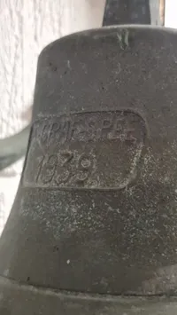 Tysk ww2 Kriegsmarine klokke (Graf Spree) -  ældre efterkrigs