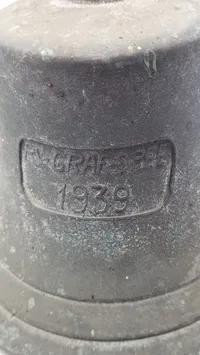 Tysk ww2 Kriegsmarine klokke (Graf Spree) -  ældre efterkrigs