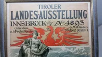 plakat for Landes-Ausstellung Innsbruck 1893 - genoptryk