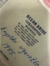 Original Engelsk cigaret pakke fra 1945, se historie