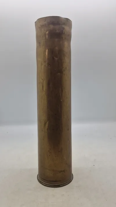 Originalt hylster for fransk 75 mm feltkanon, model 1897 (Canon de 75 modèle 1897)