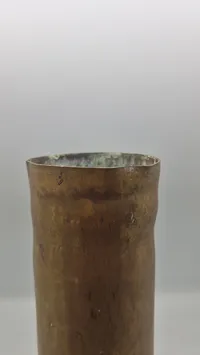 Originalt hylster for fransk 75 mm feltkanon, model 1897 (Canon de 75 modèle 1897)