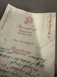 Original Dansk  cigaret pakke fra 1944, se historie