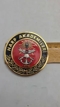 medalje fra Harp Akademileri, som er de tyrkiske krigsakademier