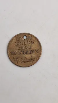 Frederick III death memorial medal og krigsdeltager medalje fra 1.slesvigske krig (miniaturer)