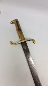 Original German M-1871 Mauser Parade Dress Bayonet with Scabbard