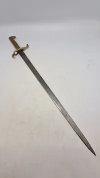Original German M-1871 Mauser Parade Dress Bayonet with Scabbard