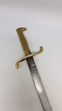 Original German M-1871 Mauser Parade Dress Bayonet with Scabbard