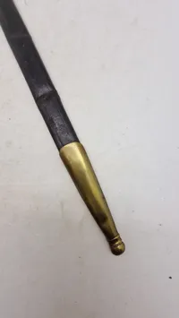 Original German M-1871 Mauser Parade Dress Bayonet with Scabbard