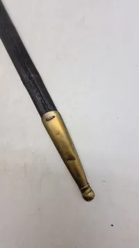 Original German M-1871 Mauser Parade Dress Bayonet with Scabbard