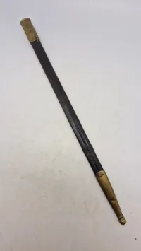 Original German M-1871 Mauser Parade Dress Bayonet with Scabbard