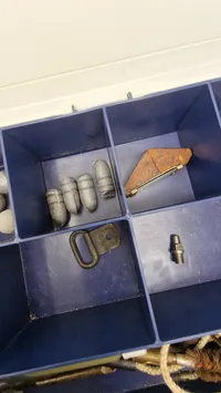 Samling diverse Garand dele mm.
