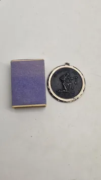 Original tysk medalje fra Første Verdenskrig, kendt som "In Eiserner Zeit 1916" (I Jerntiden 1916).