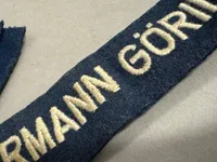 Original  Hermann Göring Division Cufftitle, textbook!!