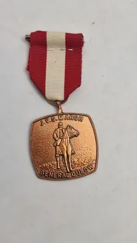 Samling march medaljer
