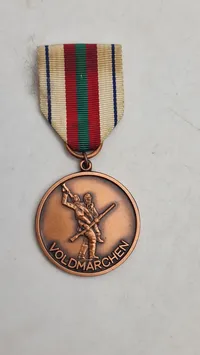 Samling march medaljer