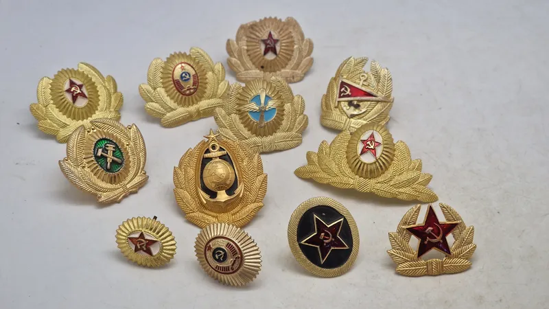 Samling russiske kasket mærker