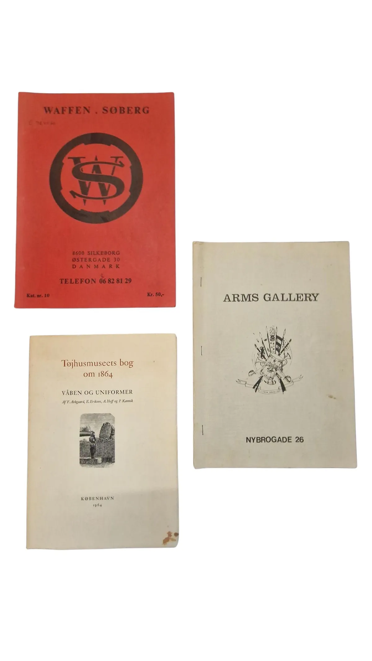 Samling kataloger, Arms Gallery og Tøjhusmusset