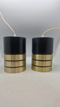 Sjældne originale Fog & Mørup lamper, designet i 1960 af Jo Hammersborg