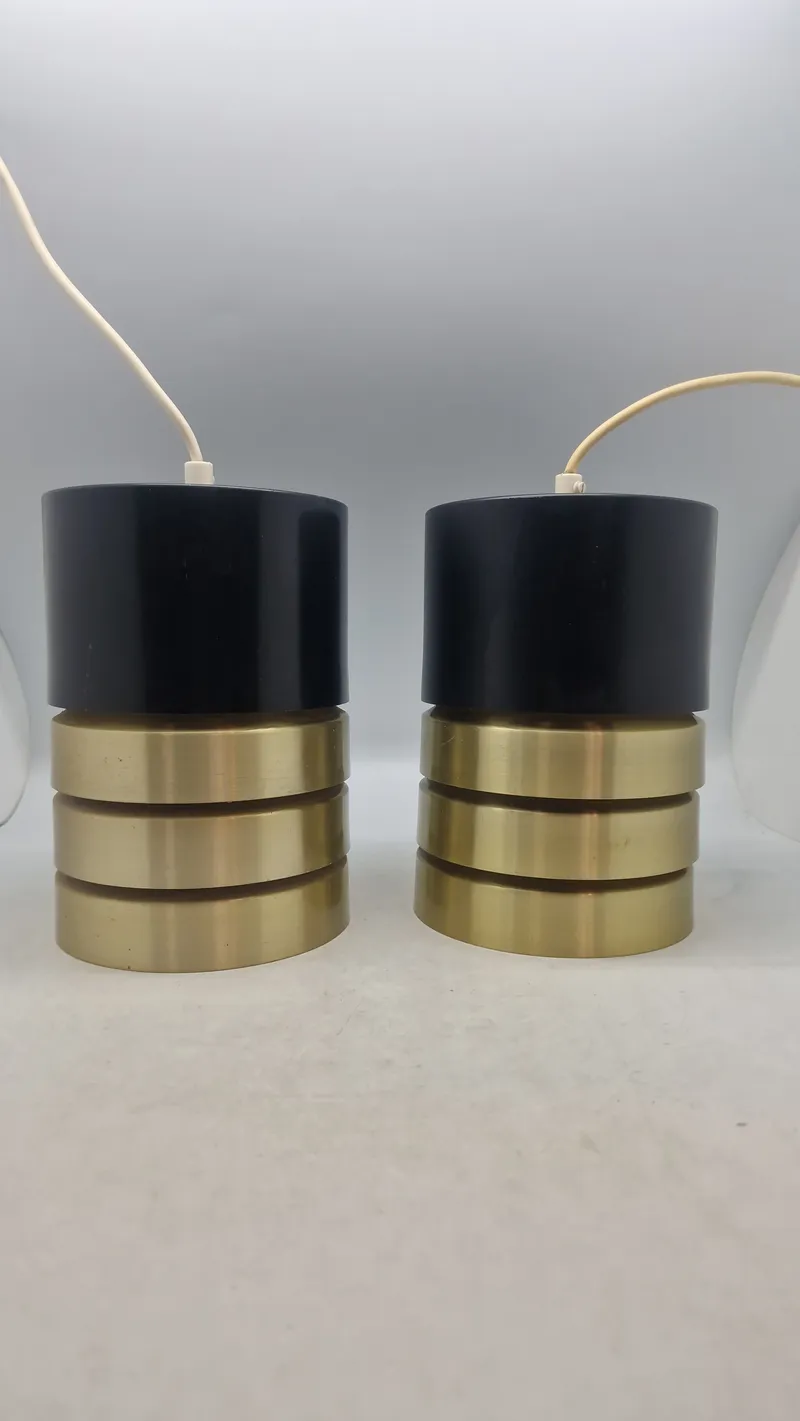 Sjældne originale Fog & Mørup lamper, designet i 1960 af Jo Hammersborg