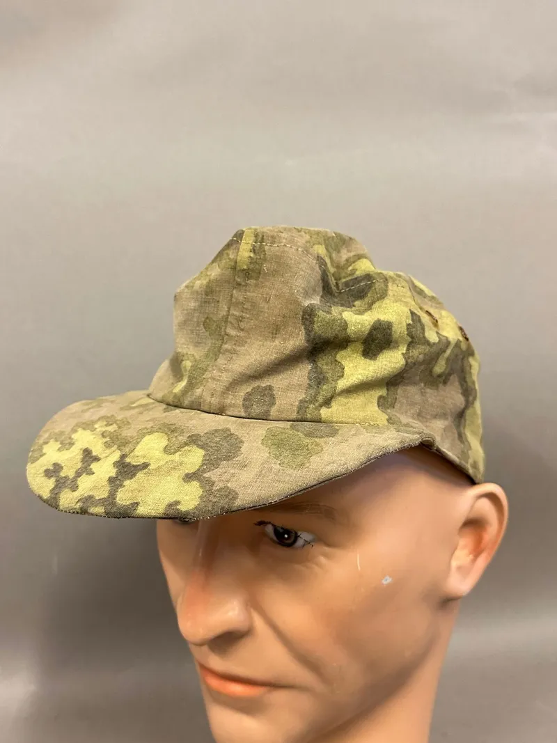 Original WAFFEN-SS ISSUED M42 CAMOUFLAGE FIELD CAP