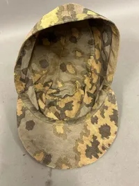 Original WAFFEN-SS ISSUED M42 CAMOUFLAGE FIELD CAP