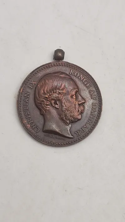 Original 1864 krigsdeltager medalje