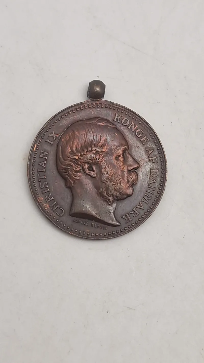 Original 1864 krigsdeltager medalje