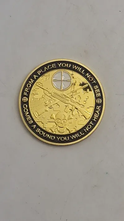 Amerikansk sniper Challenge coin