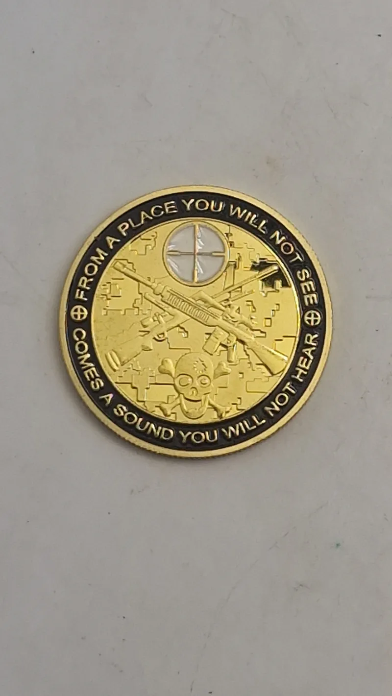 Amerikansk sniper Challenge coin