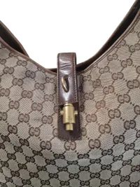 Original Gucci Jackie hobo bag i den klassiske monogram GG Supreme canvas