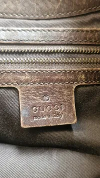 Original Gucci Jackie hobo bag i den klassiske monogram GG Supreme canvas