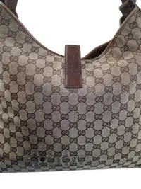 Original Gucci Jackie hobo bag i den klassiske monogram GG Supreme canvas