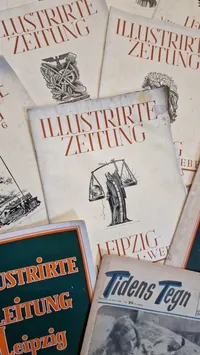 Samling originale tyske tidsskrifter - ww2
