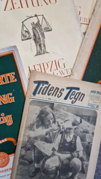 Samling originale tyske tidsskrifter - ww2