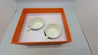 Originalt  Hermès porcelæns-sæt fra deres luksus-serie