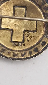 Nål (Dame afdelingen, dansk røde kors) sterlingsølv