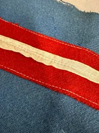 Originalt frihedskæmper armbind for den Danske brigade i Sverige
