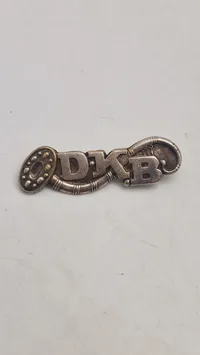Original D.K.B nål, sølv