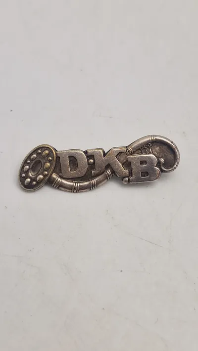 Original D.K.B nål, sølv