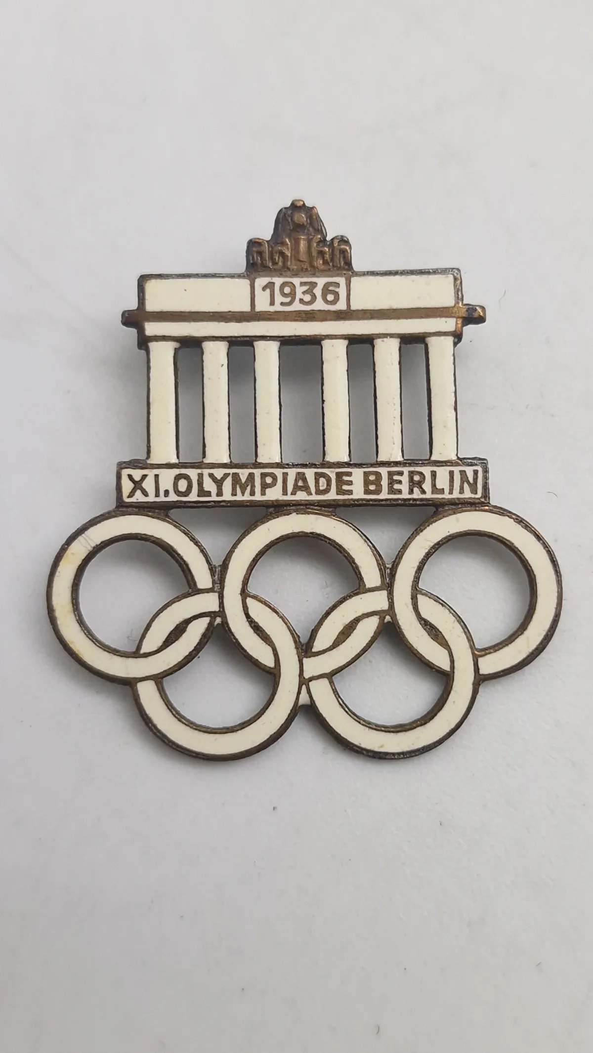 Original tysk olympiade pin, 1936