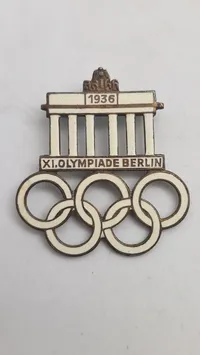 Original tysk olympiade pin, 1936