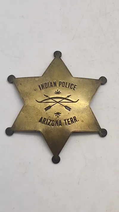 Politi skilt Indian Police" i Arizona-territoriet