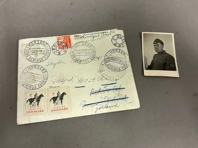 Original Sjældent lot. fra Frikorps Danmark veteran som faldt i Berlin 1945