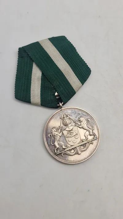 Fortjenst medalje, Danmarks politi  - Sterlingsølv