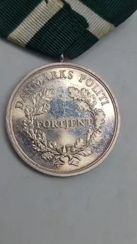 Fortjenst medalje, Danmarks politi  - Sterlingsølv