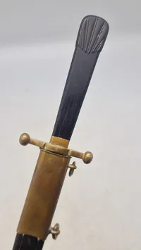 Original Original Dansk Dolk for model 1870 for underlæger og underdyrlæger låneeksemplar krone 10